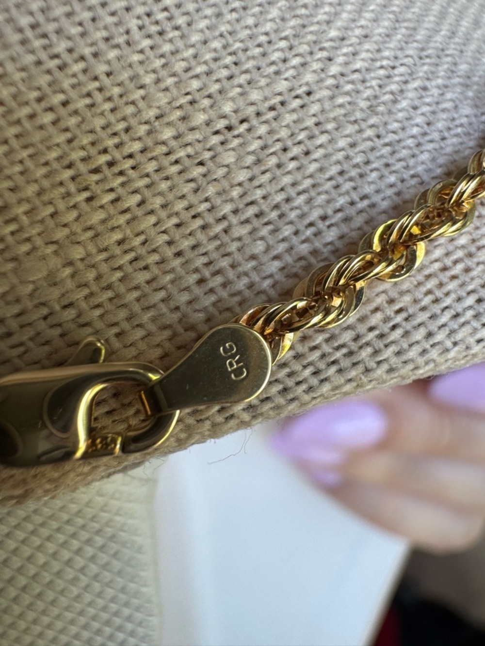 Zofia Day Co 14k Gold Rope Chain Necklace - 18” - Picture 7 of 7